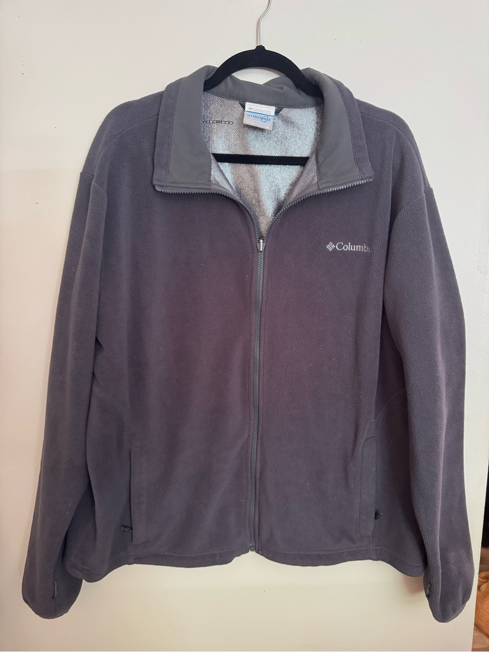 Columbia Men's Full-Zip Fleece Jacket in Gray (coat insert)